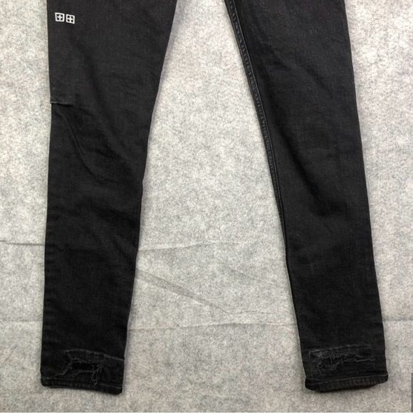 Ksubi Chitch Boneyard Skinny Fit Jeans Black KM-82 Size 29 Mens Designer - Picture 11 of 12